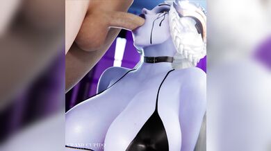 Widowmaker's Ravenous Throat Gets Violated by the Huge Cock of a Stranger