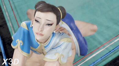 Flexing and Sweating with Chun-Li in the Gym [Uncensored][Ultra HD]