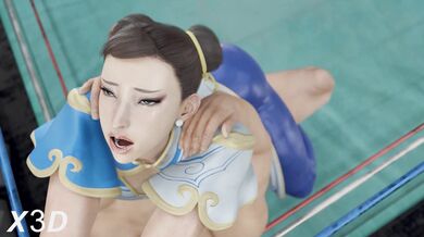 Flexing and Sweating with Chun-Li in the Gym [Uncensored][Ultra HD]