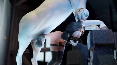 2B Gets It From Behind By A Stallion In Horse Video 113