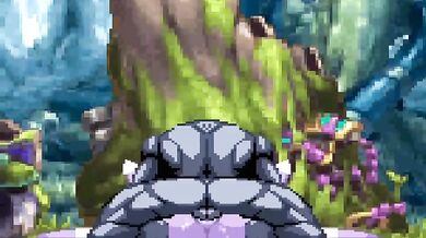 Invasion of the Kuromaru's Cock into Meinshao's Pussy and Womb