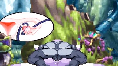 Invasion of the Kuromaru's Cock into Meinshao's Pussy and Womb