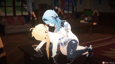 Eula's Slippery Cowgirl Ride in Genshin Impact