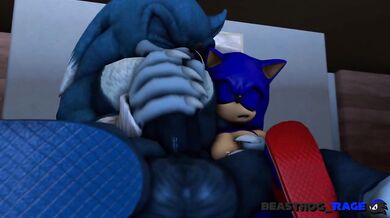 Werehog and Sonic's Ball-Busting Bliss