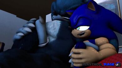 Werehog and Sonic's Ball-Busting Bliss