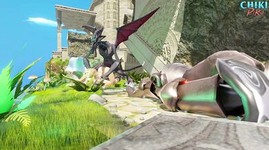 - Zelda Fucks Ridley's Ass on the Beach in broad daylight!