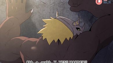 Blackwargreymon and Wargreymon's Rough Anal Adventures