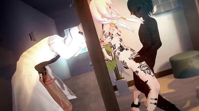 The Sexy Assistant Hakari Atsuko's First Anal Adventure