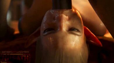 Sera's Sexcapades in Skyhold: Fucking Bull and Niisath on Day 3 of Her Confinement [BDSM]