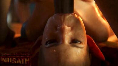 Sera's Sexcapades in Skyhold: Fucking Bull and Niisath on Day 3 of Her Confinement [BDSM]