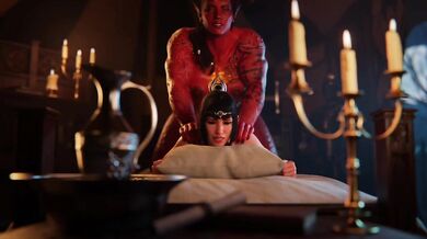 Goblins on Orgasmic Rampage with Amazonian Horror Monsters