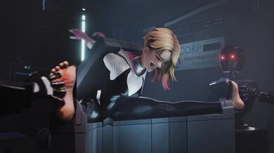 Cumming Inside Gwen's Panties While She Tickles Her Feet [Elklord][NOWM]