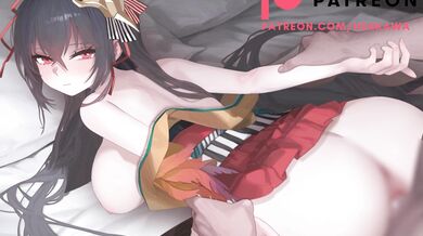 Busty Anime Babe Takes on Big Dicked Enemies in 'Taihou Azur Lane'