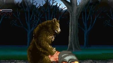 'Bear-sized Erection Crushes Tiny Birdie'