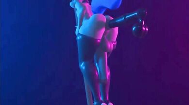 Tarantula Twerks on the Stripper Pole