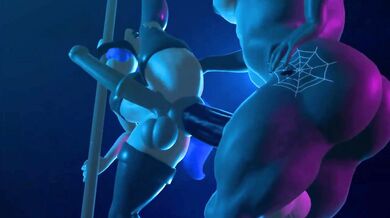 Tarantula Twerks on the Stripper Pole