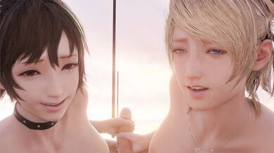 A Nude Beach Party with Iris and Luna, Chapter 5: Hentai Adventures on the Coast!