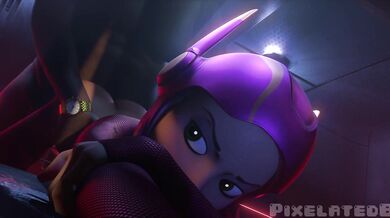 Discovering her sister's secret hentai collection, she stumbled upon a pixelated scene of blissful contentment.