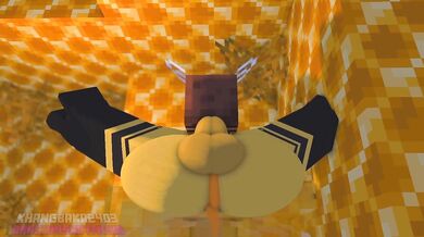 Lily's Pussy Swarmed by Horny Bees in The Hive