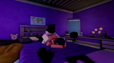 She allowed me to spend the night... but now I'm in charge of her bedroom.