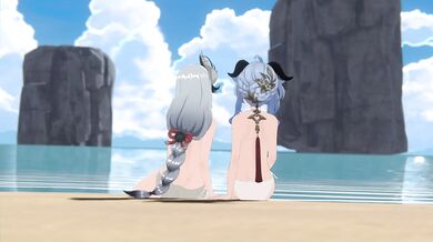 Adventure on a Nude Beach Slope: A Hentai Porn Movie