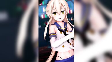 Sailor Shit-Talking and Sailor Sea Breeze - Mini Skirts and Cum Shots [MMD Hentai]