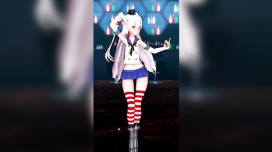 Sailor Shit-Talking and Sailor Sea Breeze - Mini Skirts and Cum Shots [MMD Hentai]