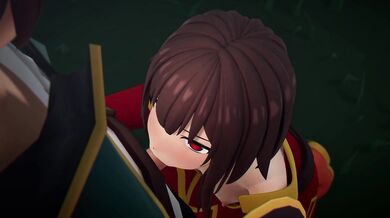 Megumin and Konosuba's Anal Gangbang Adventures with Chun-Li and Asuka