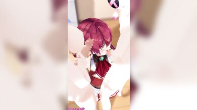 'Sexy Marine Helps Suzutaro with His Fuwamoco in 3D'