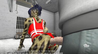 Scatlustful Saiko Bends Over for Furry Anal Fun in Swimsuit (XStoryPlayer)