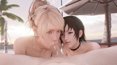 Watch as Luna and Iris Blow Job ReRender, with their wet beach bodies and innocent faces, will make you want to join the party right away.