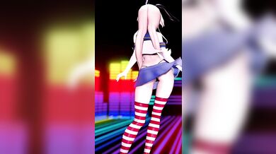 Shimakaze's Spiritual Orgy [MMD R18]