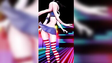 Shimakaze's Spiritual Orgy [MMD R18]