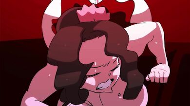 Aerith and Tifa's Lesbian Threesome with Corneo in Spazkid's Hall