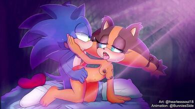 Sonic's Beachside Bumming with Sticks and their Hairless Souls