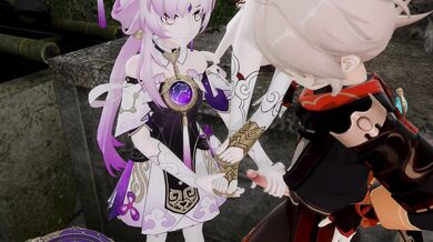 Tingyun's Slutty Feet get Worshiped by Fu Xuan and Kazuha in Kinky Foot Fetish Porn