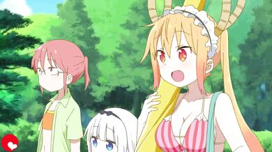 Lucoa the Dragon Maid Bends Over for Miss Kobayashi