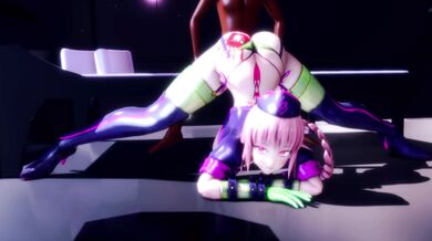 Nightingale's Jizzed-up O-face and Creampie Gape