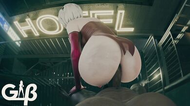 2B's Going to Blow Her Date with 9S for Some Hot Butch Action