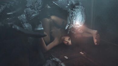 Ada Wong's Steamy Threesome with Zombie Mercs and the Undead