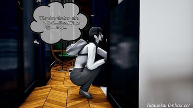 Rika's Futa Town Life 3 Minute Peak: A Futanari Cum Rush Adventure