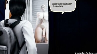 Rika's Futa Town Life 3 Minute Peak: A Futanari Cum Rush Adventure