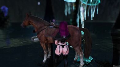 Catching a Ride With The Horse Fucker