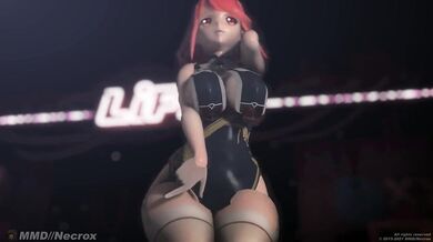 Thicc Phone Sex with Pyra: A Xenoblade MMD Porn Parody