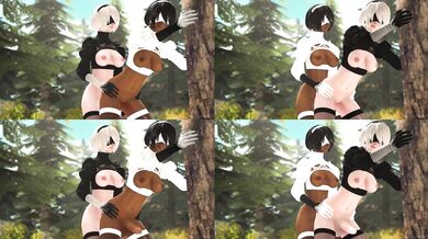 Futa 2B Split-Screen Fun with 2P!