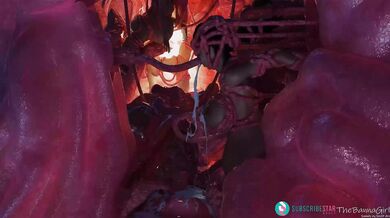 Banned Girl's Tentacle Orgy