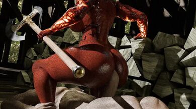 Adventurer's Throbbing Cock Ridden by Horny Karlach