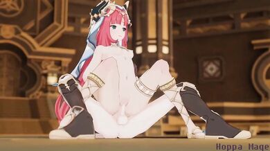 Nilou gets her pussy ravaged from below