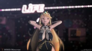 Thicc Mythra's Wet & Wild Phone Sex Shenanigans in Xenoblade Chronicles!