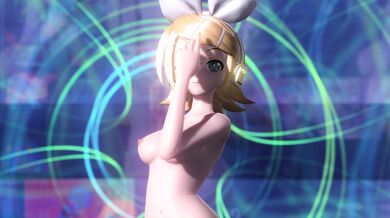 Kagamine Rin's 39-Inch Juggs Bang to the Beat in Project DIVA M39s+